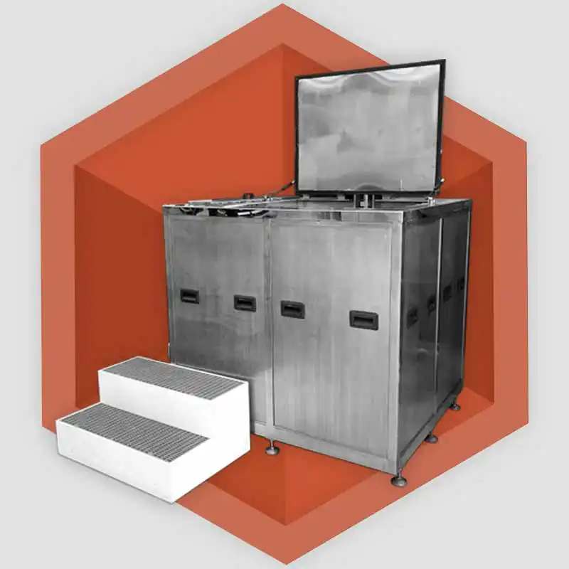 Ultrasonic parts cleaning machine